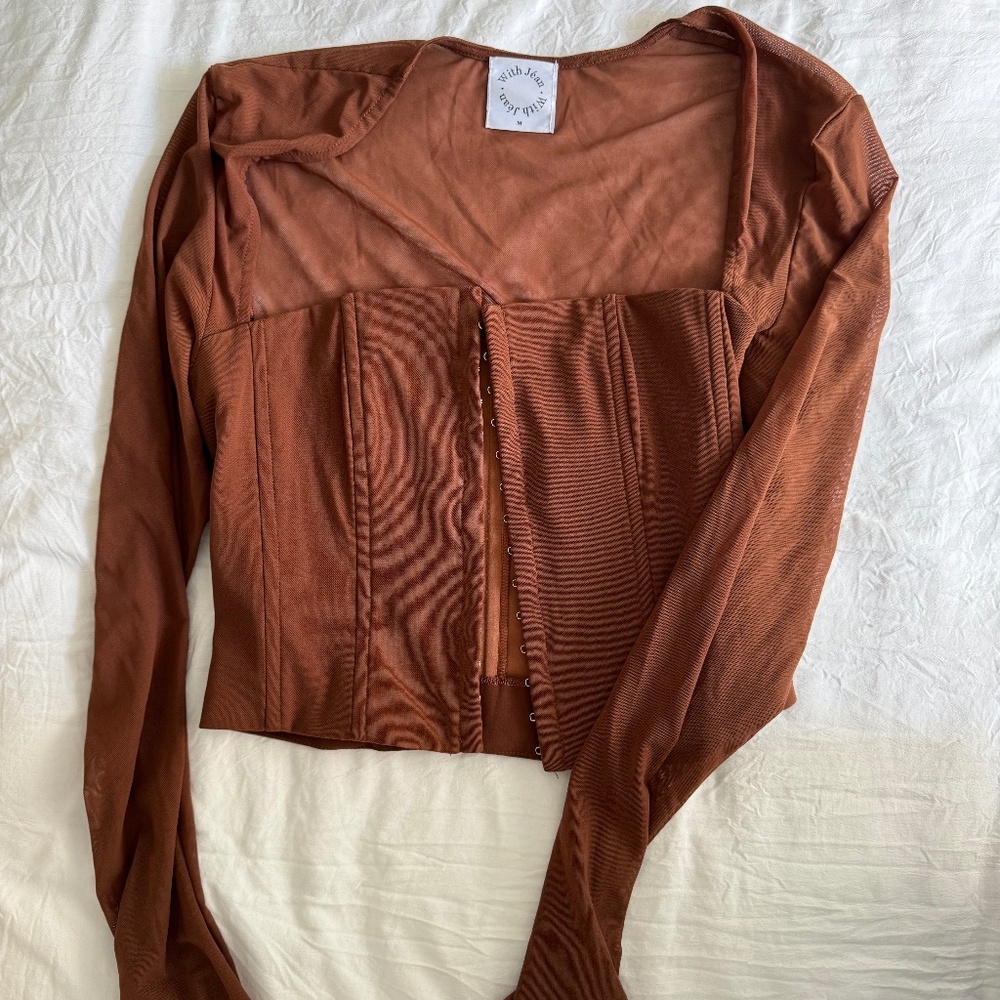 WITH JEAN CORSET TOP